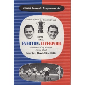 EVERTON V LIVERPOOL 1950 (F.A. CUP SEMI-FINAL) FOOTBALL PROGRAMME