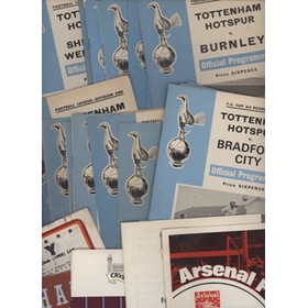 TOTTENHAM HOTSPUR 1969-70 FOOTBALL PROGRAMMES (FULL SET OF HOME MATCHES)