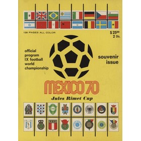 WORLD CUP 1970 OFFICIAL SOUVENIR PROGRAMME