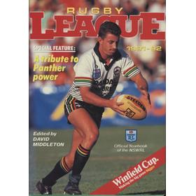 RUGBY LEAGUE 1991-92 - OFFICIAL YEARBOOK OF THE NEW SOUTH WALES RUGBY LEAGUE