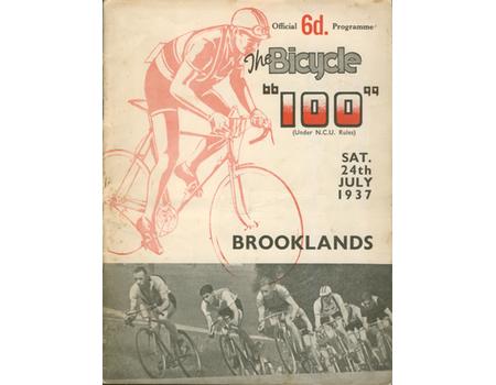 THE BICYCLE "100" 1937 (BROOKLANDS)