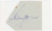 DON KENYON CRICKET AUTOGRAPH
