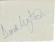 DEREK UFTON CRICKET AUTOGRAPH