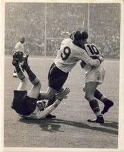 FEATHERSTONE ROVERS V WORKINGTON 1952 (CHALLENGE CUP FINAL) RUGBY LEAGUE PHOTOGRAPH