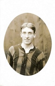 HOLDEN (ABERDARE ATHLETIC) FOOTBALL POSTCARD