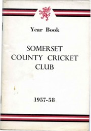 SOMERSET COUNTY CRICKET CLUB YEARBOOK 1957-58