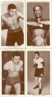 BOXING PERSONALITIES 1938 CHURCHMAN CIGARETTE CARDS