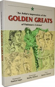AN ARTISTS IMPRESSION OF THE GOLDEN GREATS OF PAKISTAN CRICKET