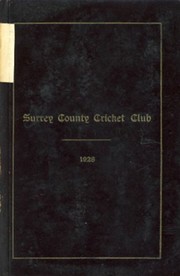 SURREY COUNTY CRICKET CLUB 1928 [HANDBOOK]