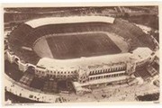 WEMBLEY STADIUM 1924 FOOTBALL POSTCARD