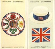 INTERNATIONAL CAPS & BADGES 1924 (HIGNETT)