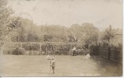 CROQUET (THE ELMS, STOW) postcard
