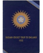 INDIAN CRICKET TOUR TO ENGLAND 1932