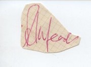 ERIC MEADS CRICKET AUTOGRAPH