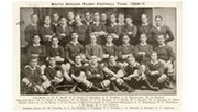 SOUTH AFRICAN RUGBY TEAM 1906-07 RUGBY POSTCARD