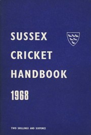 OFFICIAL SUSSEX CRICKET HANDBOOK 1968