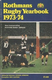 ROTHMANS RUGBY YEARBOOK 1973-74