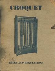 CROQUET RULES AND REGULATIONS