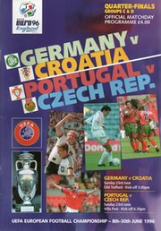 GERMANY V CROATIA & PORTUGAL V CZECH REPUBLIC 1996 (EURO 96 QUARTER FINALS) 