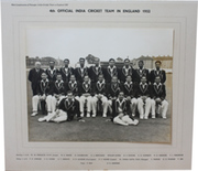 INDIA 1952 (TOUR OF ENGLAND) CRICKET PHOTOGRAPH