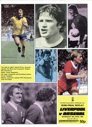 ARSENAL V LIVERPOOL 1980 (F.A. CUP SEMI-FINAL REPLAY) FOOTBALL PROGRAMME