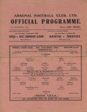 ARSENAL V ASTON VILLA 1945-46