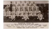 BLACKBURN ROVERS 1908 FOOTBALL POSTCARD