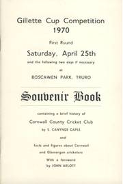 A BRIEF HISTORY OF CORNWALL COUNTY CRICKET CLUB