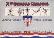 LOS ANGELES OLYMPICS 1932 (PHOTOGRAPHIC FOLDER)