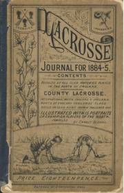 LACROSSE JOURNAL FOR 1884-5