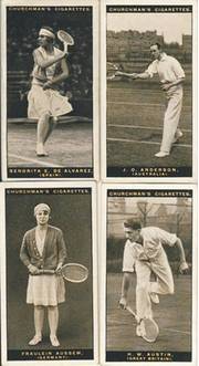 LAWN TENNIS 1928 (CHURCHMAN) CIGARETTE CARDS