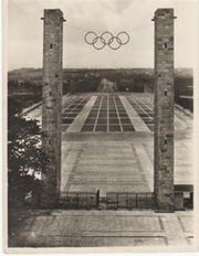 BERLIN OLYMPICS STADIUM 1936 POSTCARD