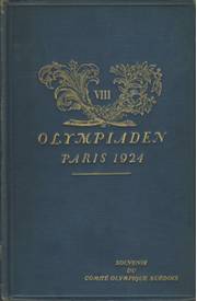 BERATTELSE OVER OLYMPISKA SPELEN I PARIS 1924