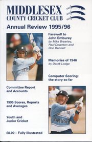 MIDDLESEX COUNTY CRICKET CLUB ANNUAL REVIEW 1995/96