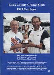 ESSEX COUNTY CRICKET CLUB ANNUAL 1993