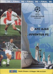 AJAX V JUVENTUS 1996 (CHAMPIONS LEAGUE FINAL) FOOTBALL PROGRAMME