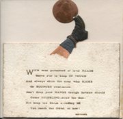 FOOTBALL POETRY CARD 1895