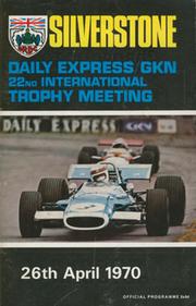 BRDC INTERNATIONAL TROPHY MEETING 1970 MOTOR RACING PROGRAMME
