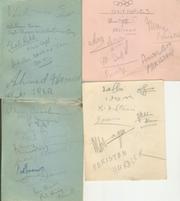 LONDON OLYMPICS 1948 - AUTOGRAPH COLLECTION - PAKISTAN HOCKEY TEAM AND MANY OTHERS