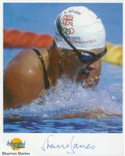 SHARRON DAVIES SIGNED PHOTOGRAPH