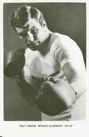 BILLY WALKER BOXING POSTCARD