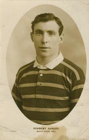 HERBERT GANLEY (HUDDERSFIELD) 1925 RUGBY LEAGUE POSTCARD