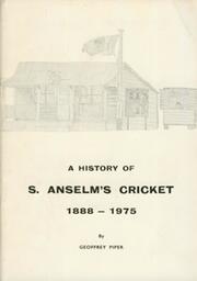 A HISTORY OF S. ANSELM