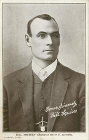 BILL SQUIRES (AUSTRALIAN BOXER) BOXING POSTCARD