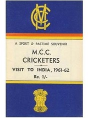 M.C.C. CRICKETERS VISIT TO INDIA 1961-62: SOUVENIR