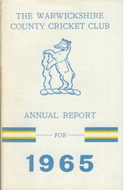 WARWICKSHIRE COUNTY CRICKET CLUB ANNUAL REPORT 1965