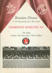 CHARLTON ATHLETIC REUNION DINNER 1998 