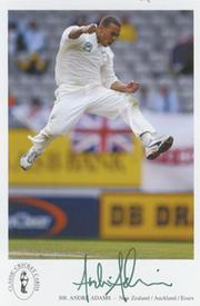 ANDRE ADAMS (NEW ZEALAND) SIGNED POSTCARD