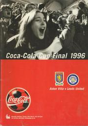 ASTON VILLA V LEEDS UNITED 1996 (COCA-COLA CUP FINAL) FOOTBALL PROGRAMME