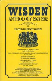 WISDEN ANTHOLOGY 1963-1982